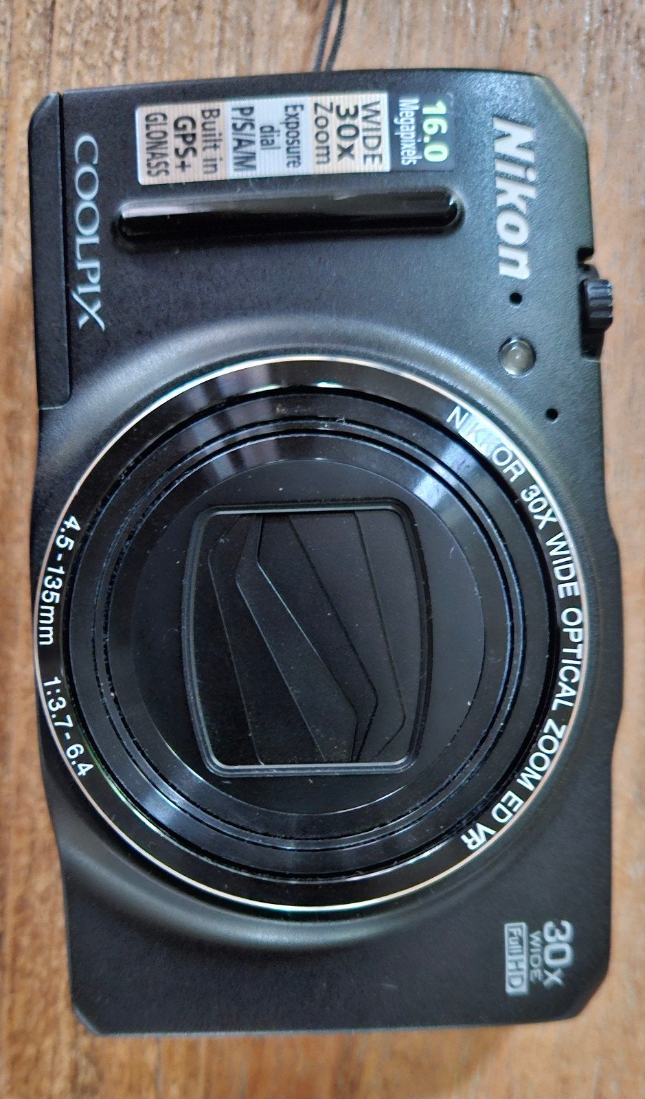 Nikon Coolpix S9700 compactcamera met 30x optische zoom, Ophalen of Verzenden, Zo goed als nieuw, Compactcamera, Ingebouwde flitser