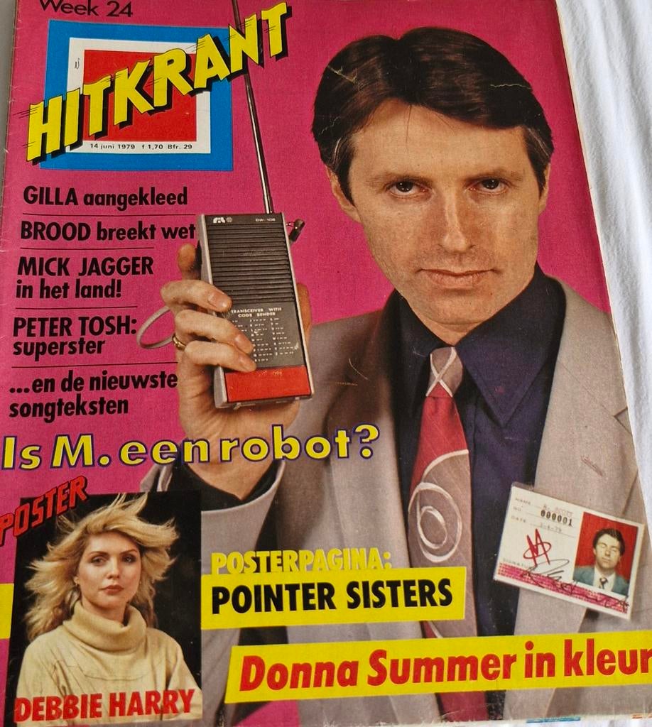 Hitkrant 1979.blondie.peter tosh.donna summer.p sisters, Ophalen of Verzenden, Boek, Tijdschrift of Artikel