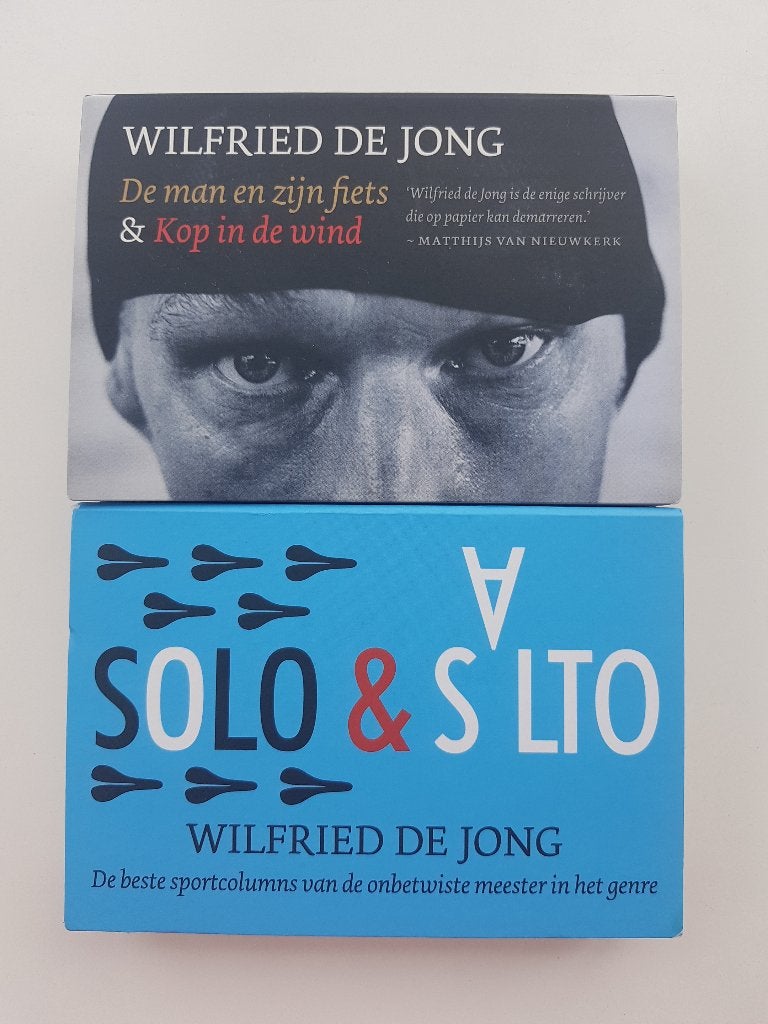 2x Wilfried de Jong oa. De Man en zijn Fiets, Solo & Salto, Ophalen of Verzenden, Wilfried de Jong, Lopen en Fietsen