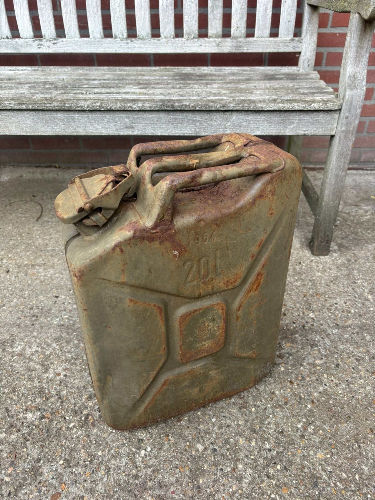 20liter jarrycan, Verzamelen, Militaria | Tweede Wereldoorlog, Ophalen, Nederland