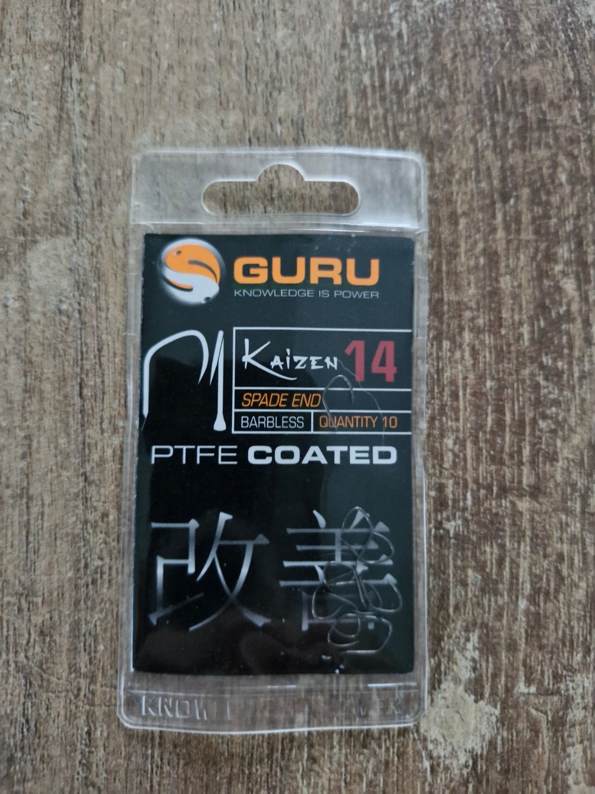 Guru Kaizen 14 PTFE Coated Barbless Vishaakjes (10 stuks), Watersport en Boten, Hengelsport | Algemeen, Ophalen of Verzenden, Nieuw