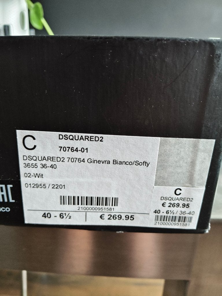 dsquared2 schoenen, Kleding | Dames, Schoenen, Ophalen, Wit, Dsquared2, Sneakers of Gympen
