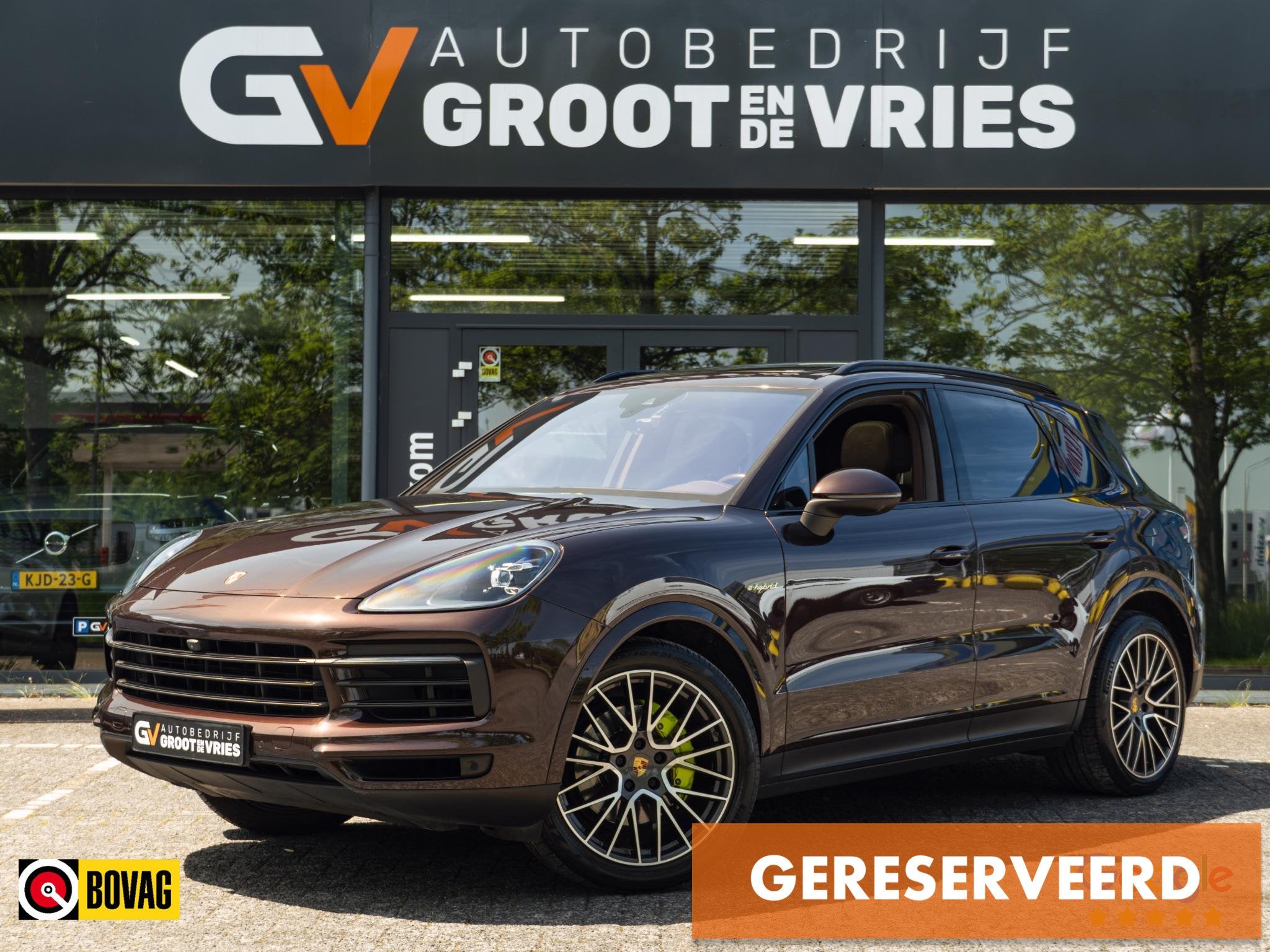 Porsche Cayenne 3.0 E-Hybrid |Chrono|Pano|Bose|Club Leder|Tr, Auto's, Automaat, Cayenne, Gebruikt, Euro 6