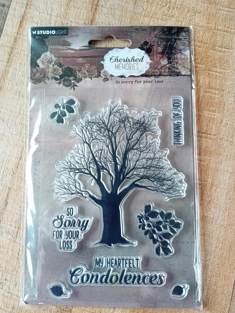 Condoleance stempel Studio Light, Ophalen of Verzenden, Clearstamp