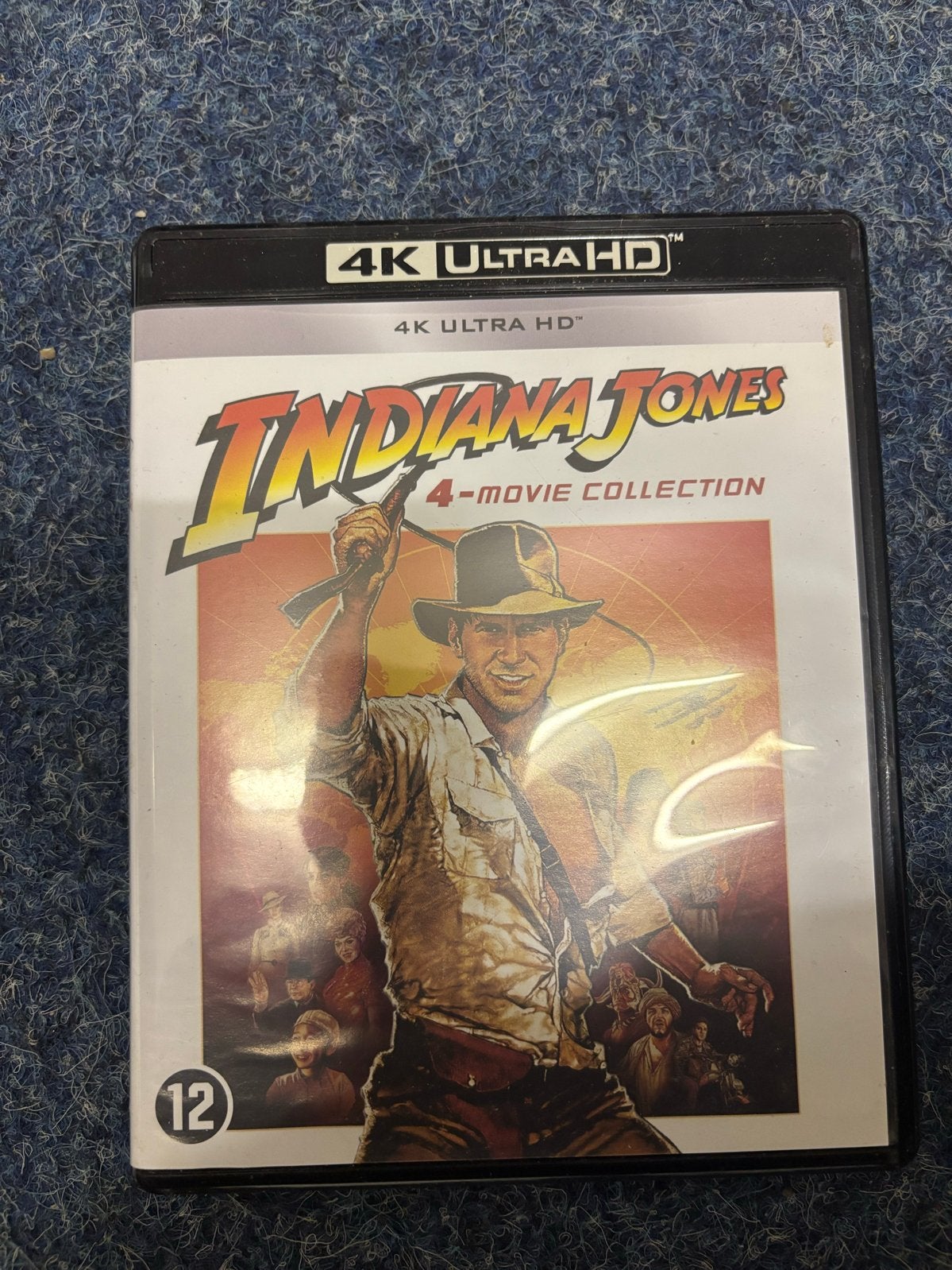 Indiana Jones 4-Movie Collection 4K Ultra HD Boxset, Cd's en Dvd's, Blu-ray, Ophalen of Verzenden, Zo goed als nieuw, Avontuur