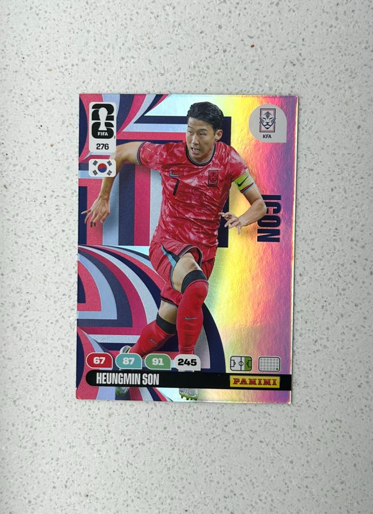 Panini WK 2026 Adrenalyn Icon kaart - Heungmin Son, Ophalen of Verzenden, Nieuw, Buitenlandse clubs, Poster, Plaatje of Sticker