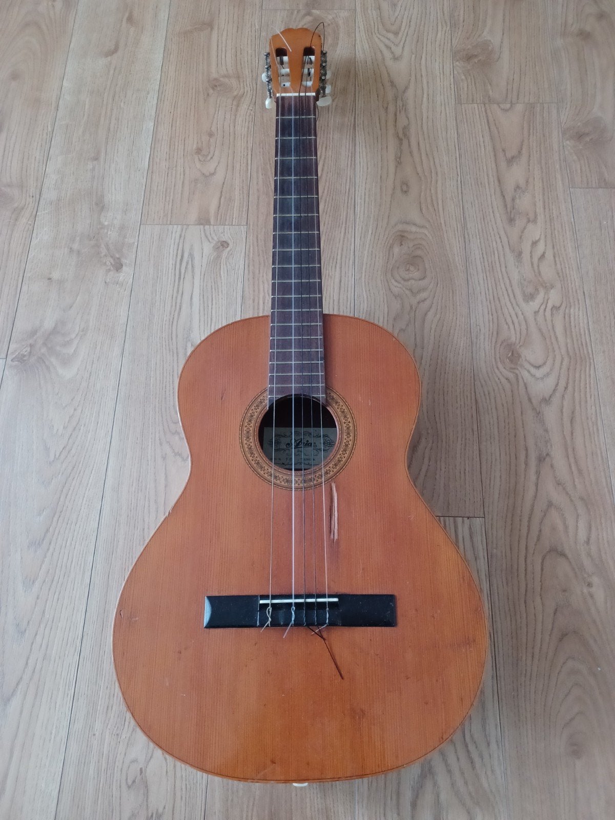 Aria klassieke gitaar model 15 + 3 anderen, Ophalen, Gebruikt, Klassieke of Spaanse gitaar