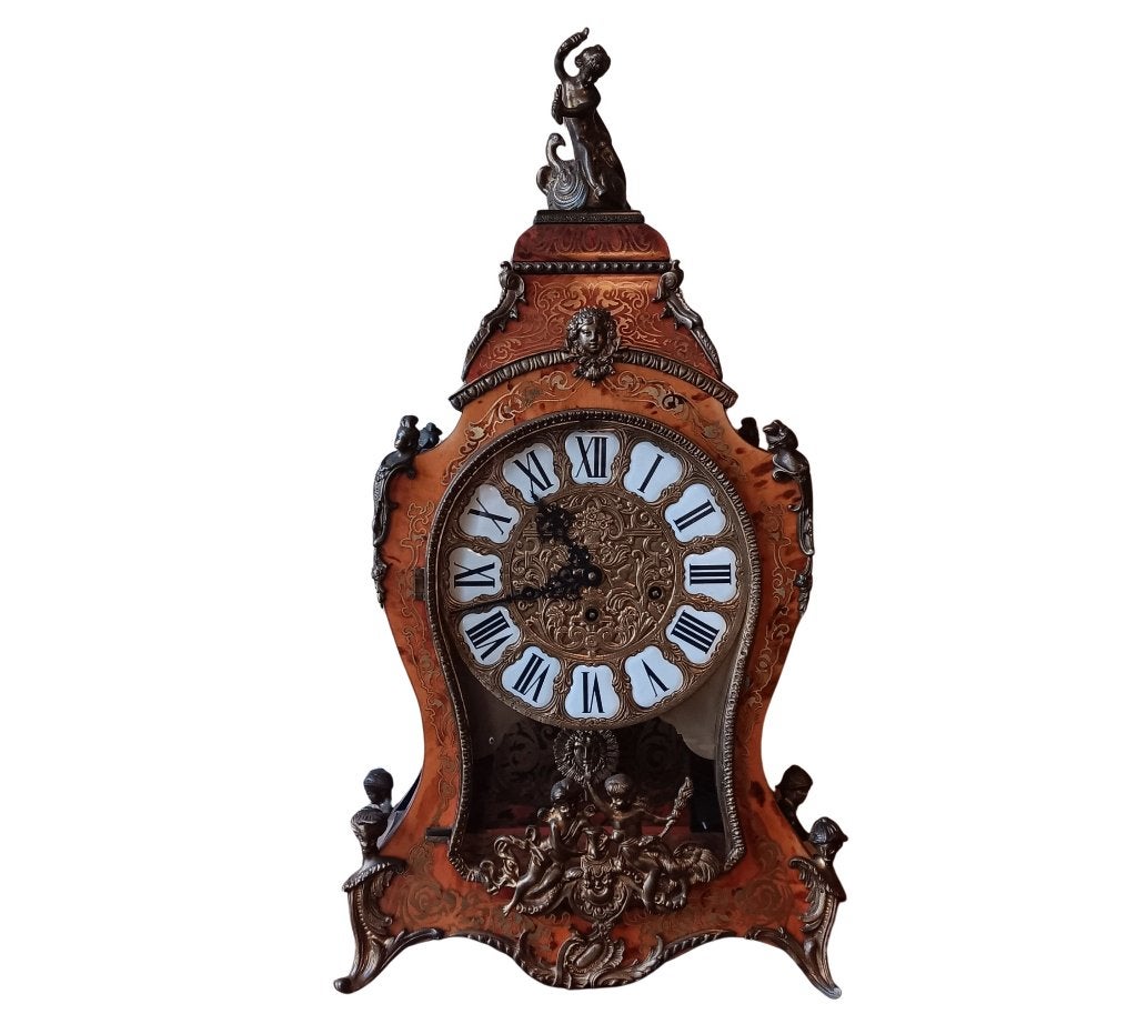 Veilinghuis Oranje Antieke Franse Boulle-klok Louis XV stijl, Ophalen