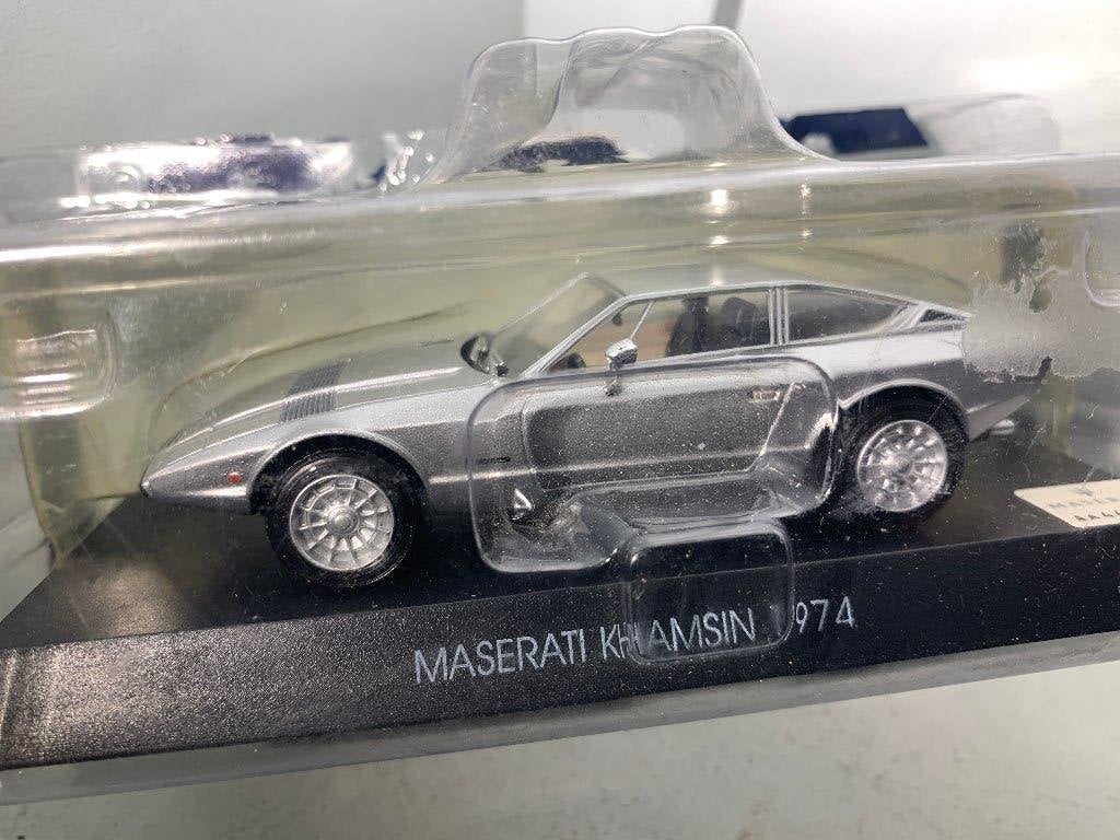 Maserati Khamsin Modelauto - Zilver - Nieuw in verpakking, Ophalen of Verzenden, Nieuw, Auto, Overige merken