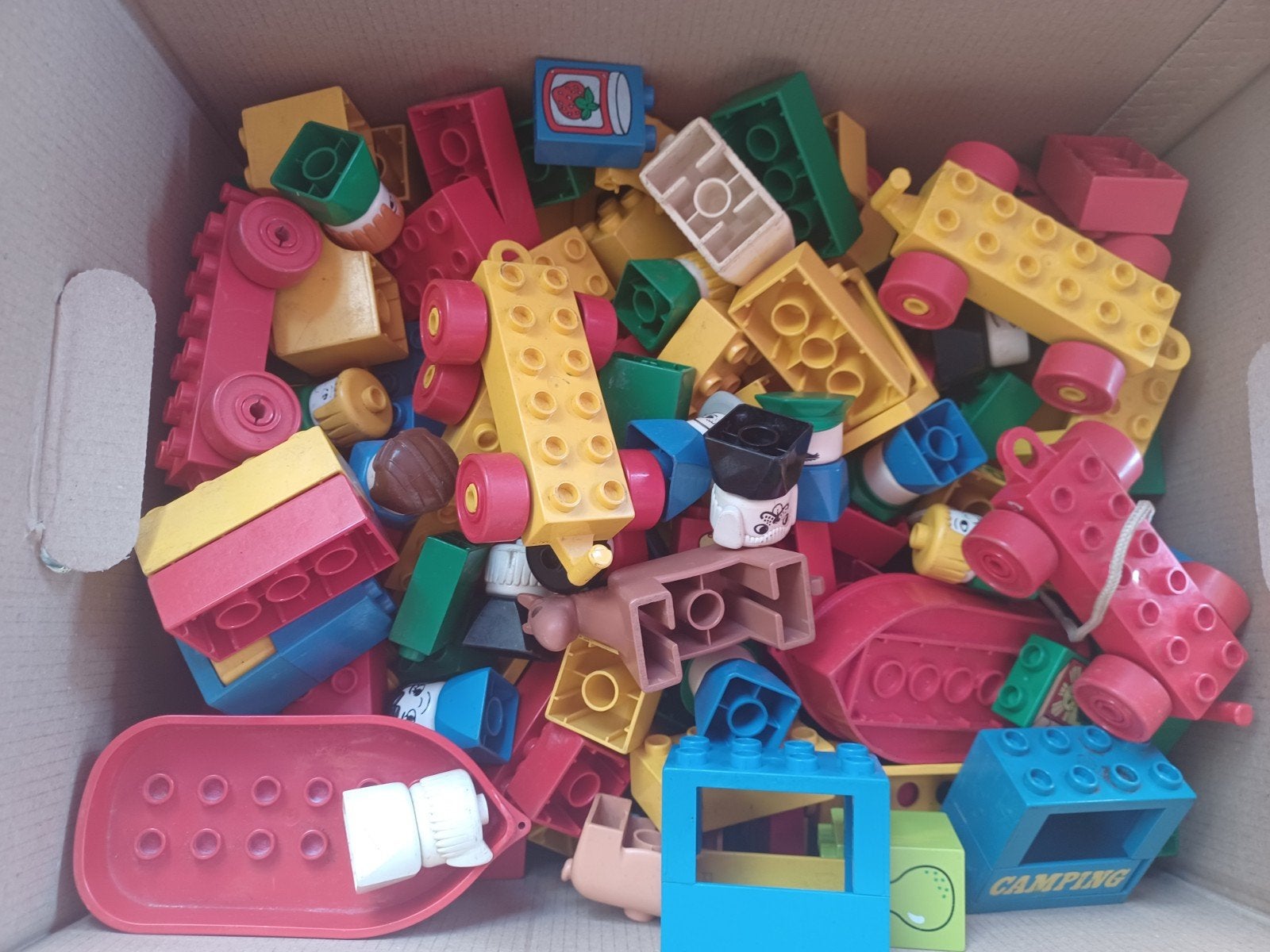 Oude vintage partijtje Duplo ruim 1800 gram van alles wat, Ophalen of Verzenden, Gebruikt, Duplo