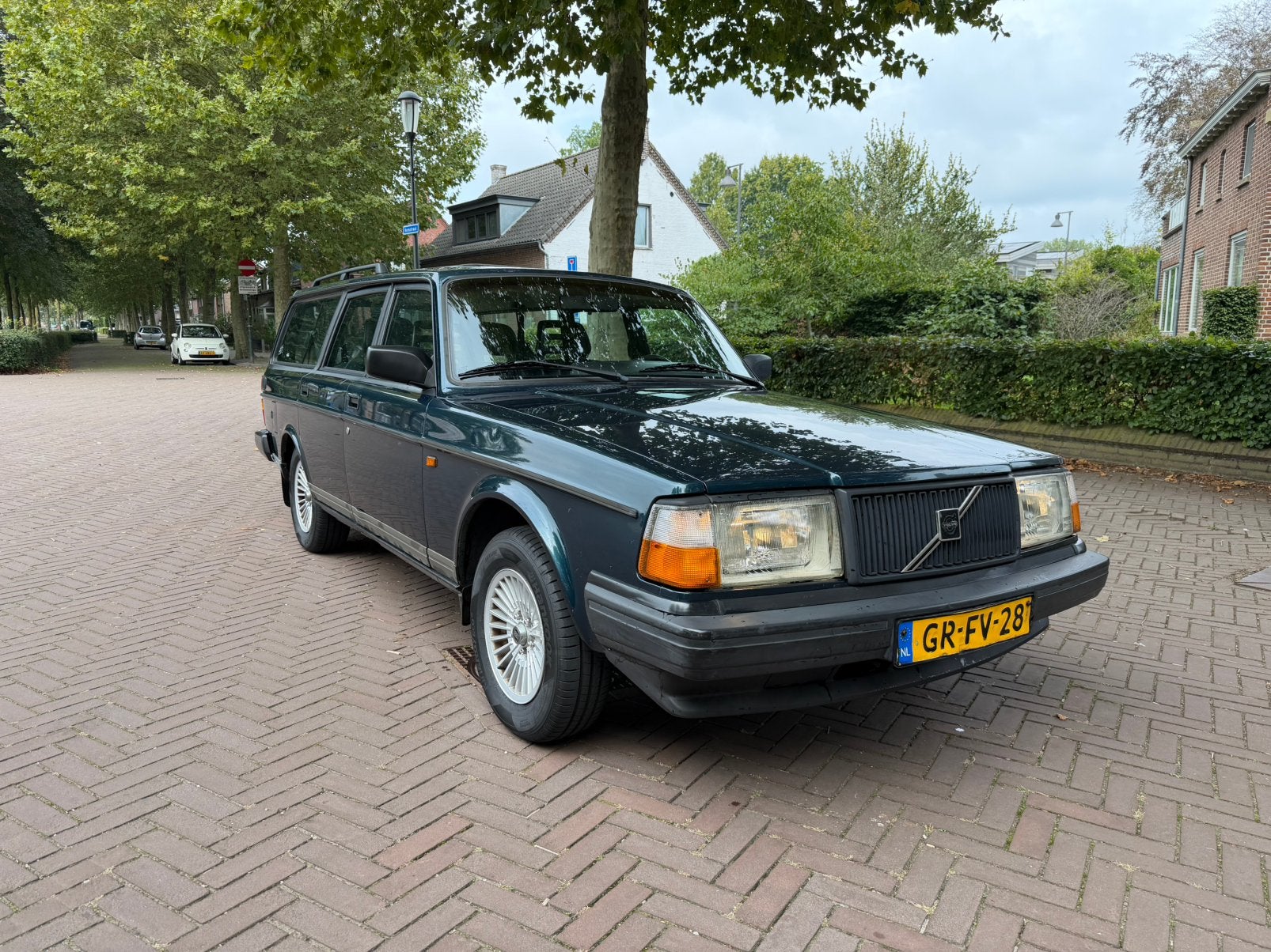 Volvo 240 2.0 Polar U9 1993 Groen, Auto's, Achterwielaandrijving, Zwart, 4 cilinders, USB