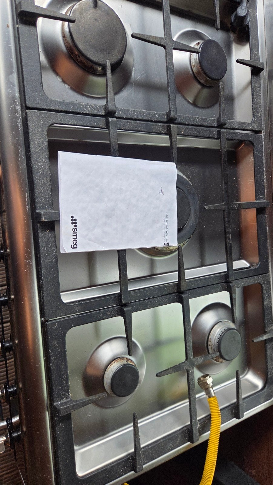 Smeg, Witgoed en Apparatuur, Kookplaten, Gebruikt, Ophalen of Verzenden, Gas, Vrijstaand