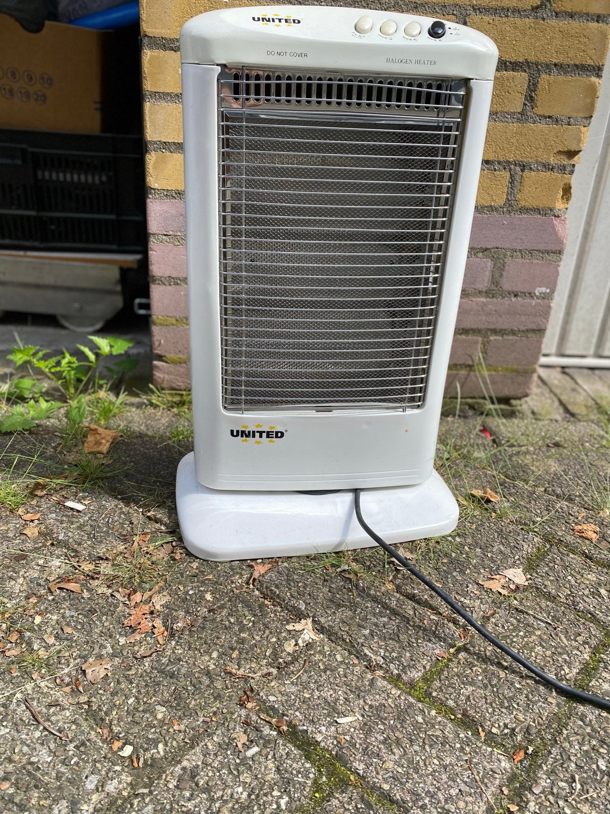 United Halogeen Kachel - Compact en Efficiënt, 30 tot 80 cm, Gebruikt, Kachel, Minder dan 60 cm
