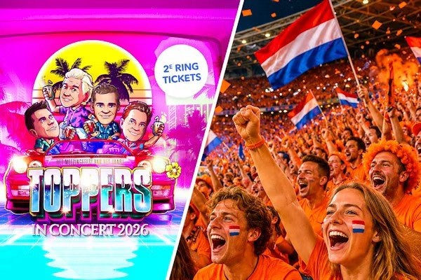2 zitplaatsen 20 juni toppers, Tickets en Kaartjes, Twee personen, Juni, Levenslied