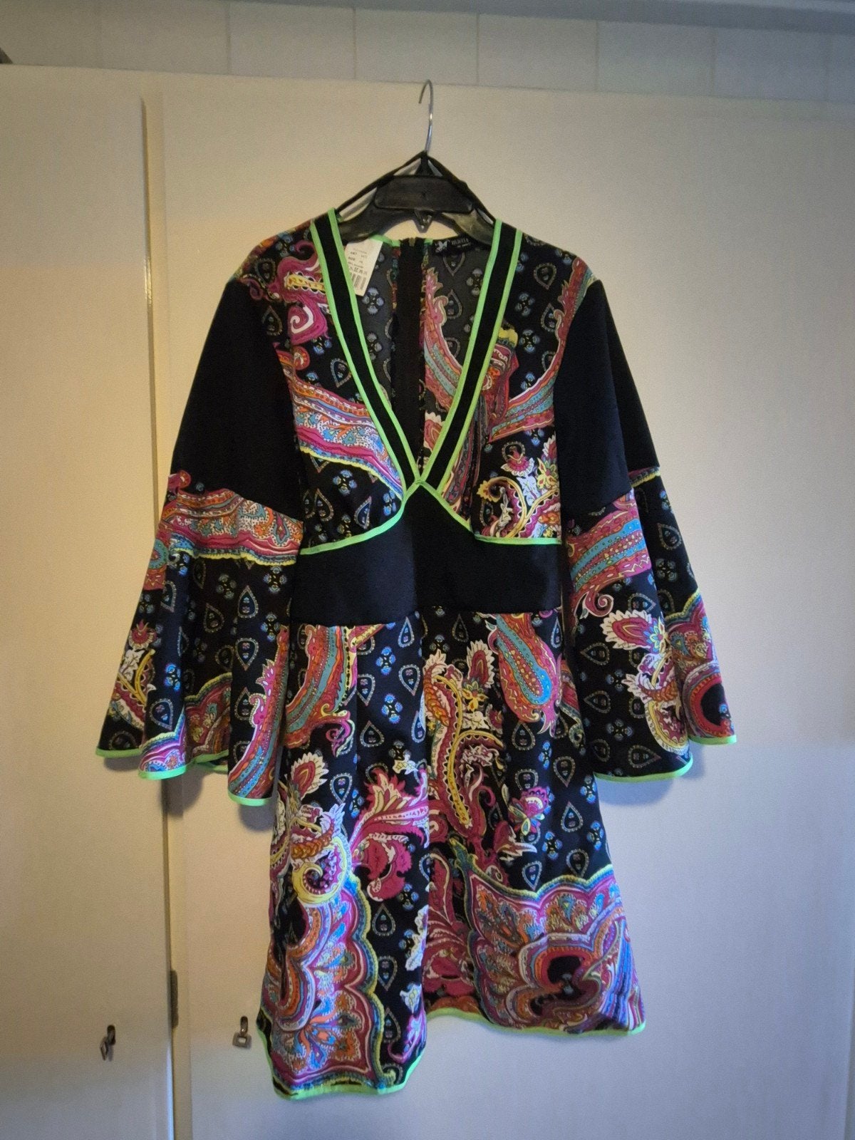 Hippie jurk met sjaal en cheerleaderjurk- Maat 40, Maat 38/40 (M), Carnaval, Ophalen of Verzenden, Onbekend