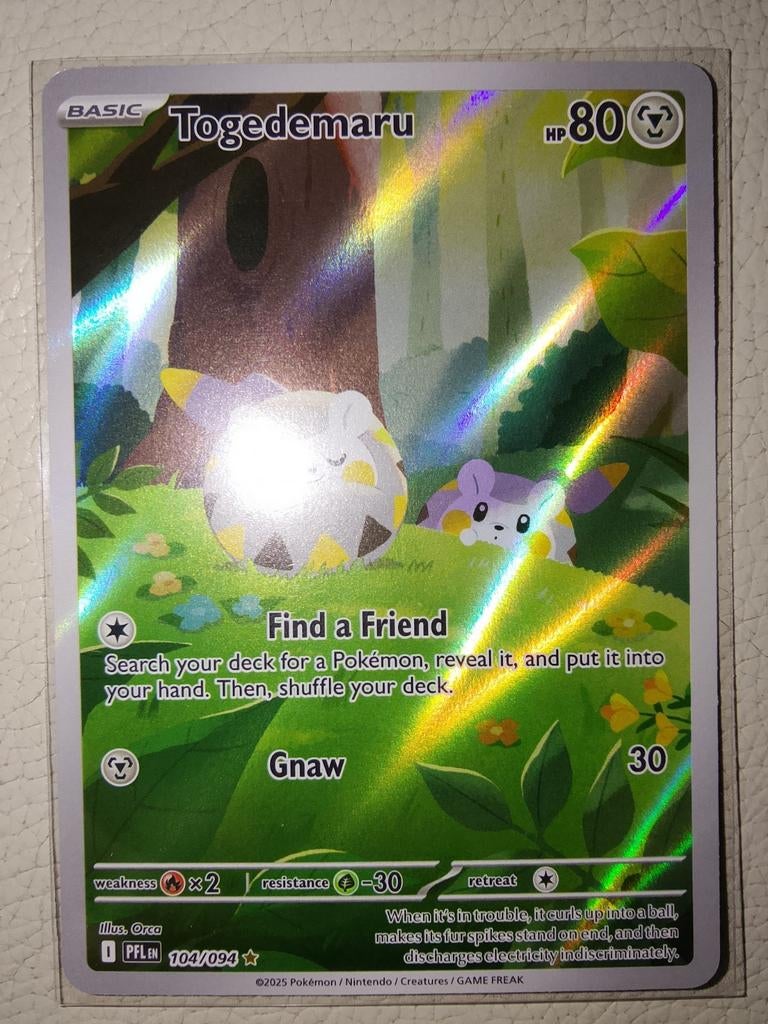 Togedemaru 104/094 Pokémon kaart, Ophalen of Verzenden