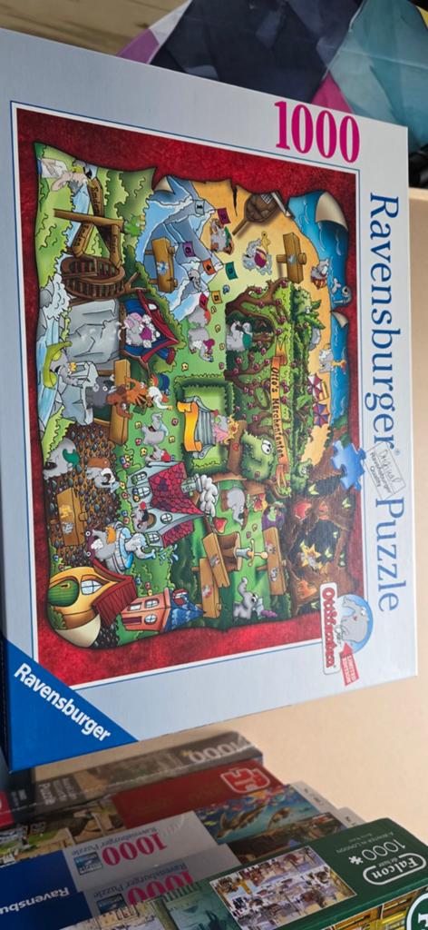 Diverse 1000-stukjes Puzzels - Ravensburger, Schmidt, Falcon, Hobby en Vrije tijd, Ophalen of Verzenden, 500 t/m 1500 stukjes