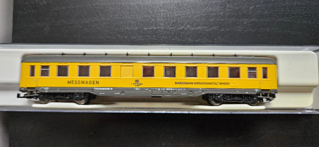 N-spoor Fleischmann 867406 Messwagen geel, Hobby en Vrije tijd, Modeltreinen | N-Spoor, Gelijkstroom, Fleischmann, Wagon, Ophalen of Verzenden