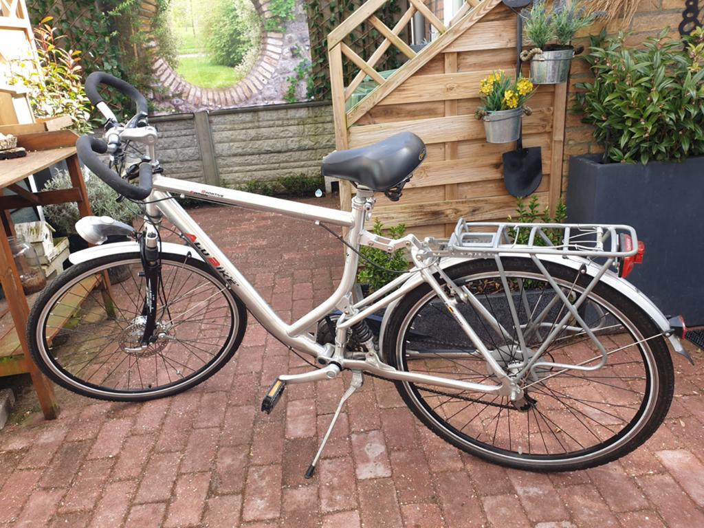 Alu Bike Sportive Edition fiets met 24 versnellingen, Fietsen en Brommers, Overige merken, 28 inch, Gebruikt, Vering