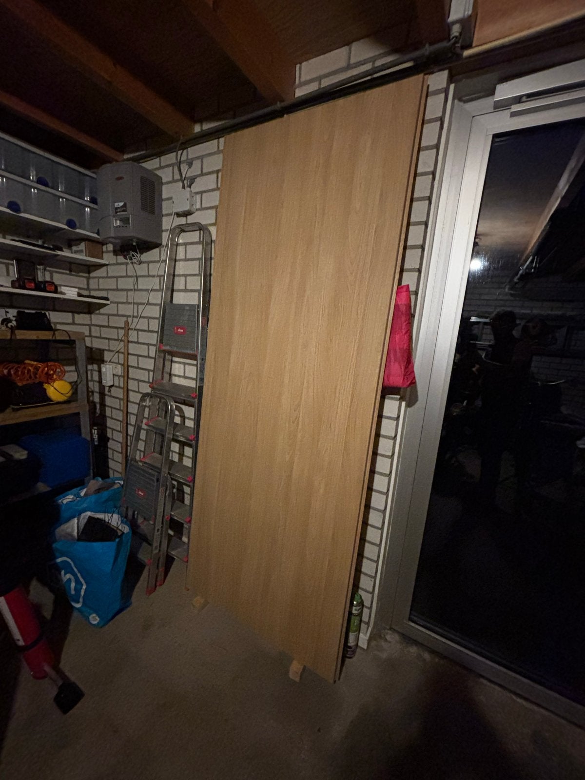 Nieuwe HPL opdekdeur - 88 x 233 cm - Geluidswerend, Ophalen, 80 tot 100 cm, 215 cm of meer, Binnendeur