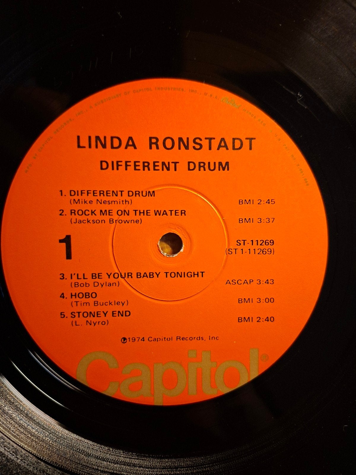 Linda Ronstadt - Different Drum (LP, Pop, 1974), LP, Gebruikt, Pop, Ophalen of Verzenden