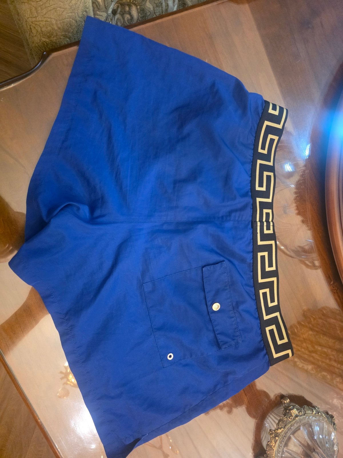 Versace zwembroek orgineel 2 x gedragen, Ophalen of Verzenden, Zwart