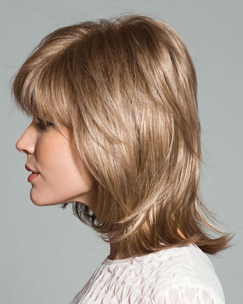 Korte Pruik Haarwerk Synthetisch Bailey - Donker Blond NIEUW, Ophalen of Verzenden, Nieuw, Pruik of Haarverlenging