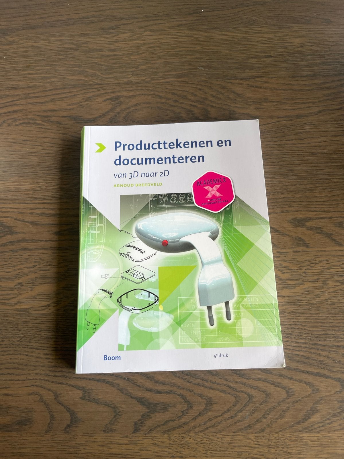 Producttekenen en documenteren: van 3D naar 2D, Ophalen of Verzenden, Zo goed als nieuw, Werktuigbouwkunde