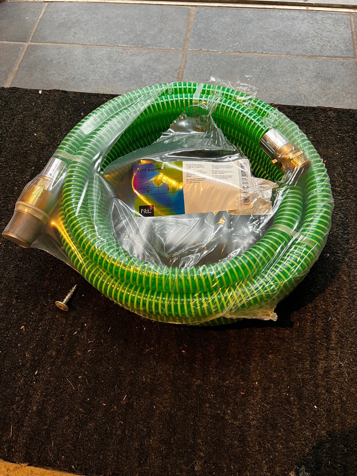Aanzuigslang 7 meter incl terugslagklep, Ophalen of Verzenden, Nieuw, Tuinslang