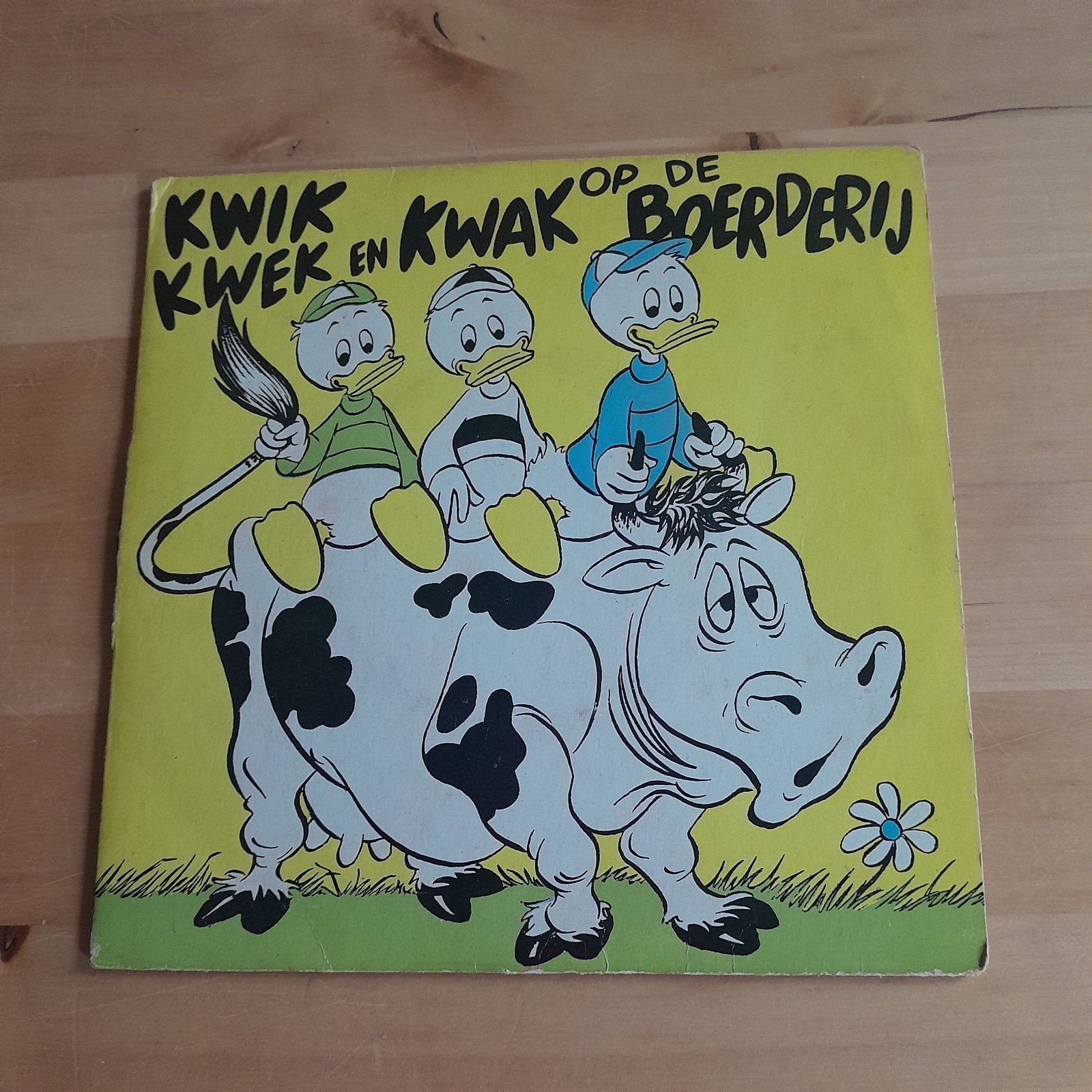 Kwik, Kwek en Kwak op de Boerderij - Donald Duck Vinyl, Cd's en Dvd's, Vinyl Singles, Gebruikt, Ophalen of Verzenden, EP, EP