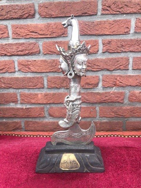 fraaie bronzen karthika, Tibet, inclusief houder, Ophalen of Verzenden