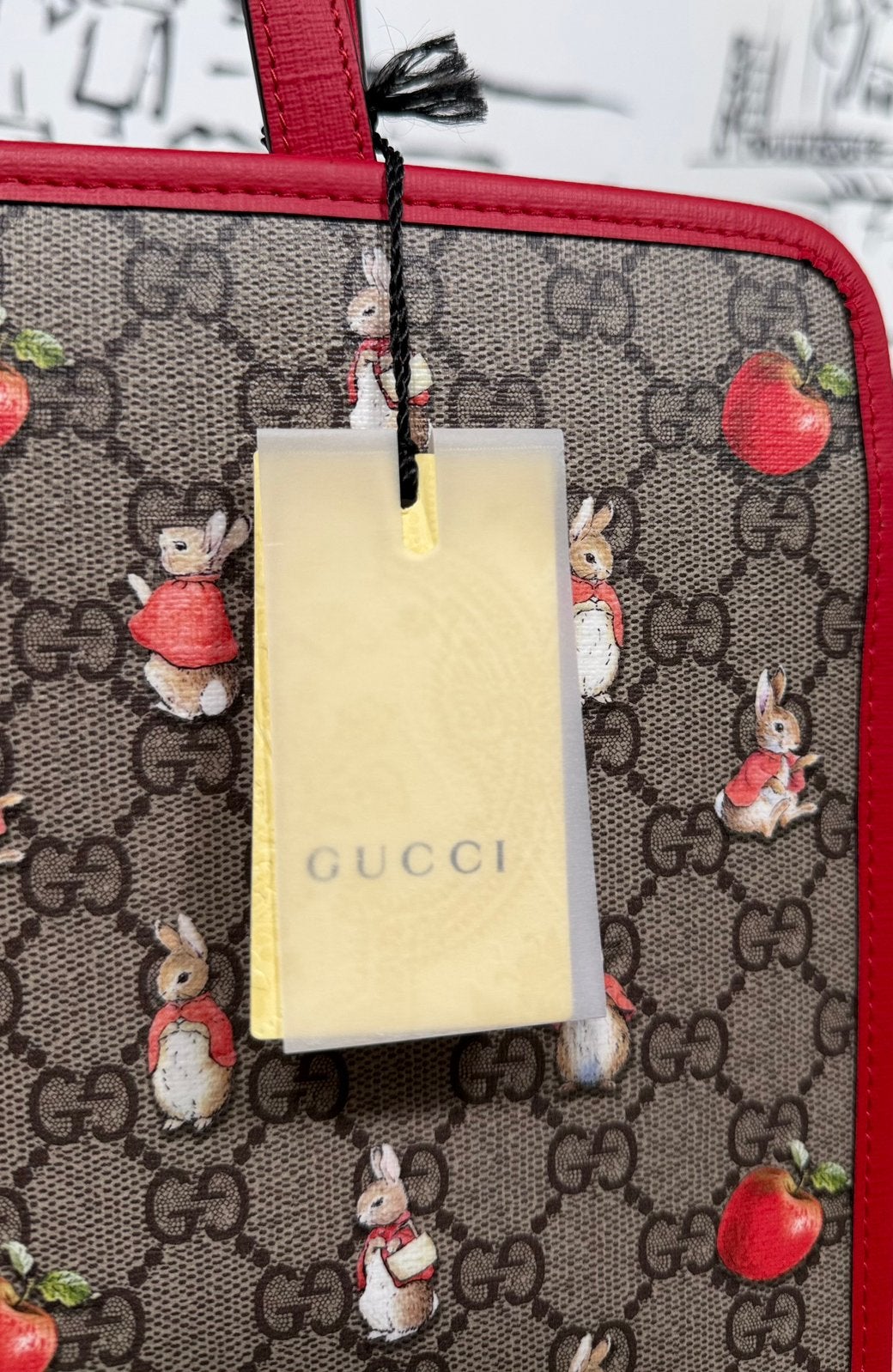 Gucci x Peter Rabbit tote bag tas NIEUW, Verzenden, Beige, Customercare@gucci.com, Handtas