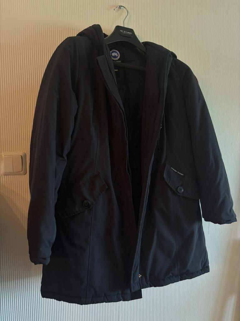 Canada goose winterjas, Kleding | Dames, Ophalen, Zo goed als nieuw, Maat 46/48 (XL) of groter, Zwart