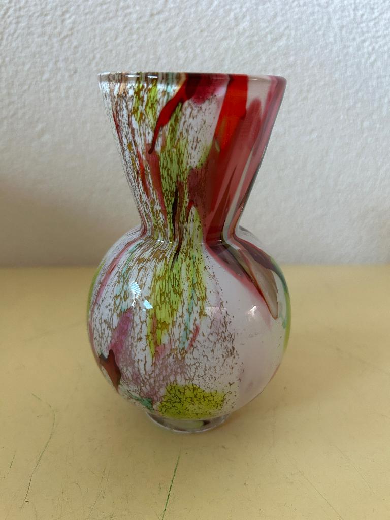 Fidrio vaas uit de 'Mixed Colours' serie, Huis en Inrichting, Overige kleuren, Ophalen of Verzenden, Minder dan 50 cm, Glas