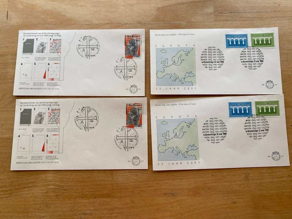 Eerste Dag Enveloppen 1984 - Nederland, Ophalen of Verzenden, Onbeschreven, Nederland