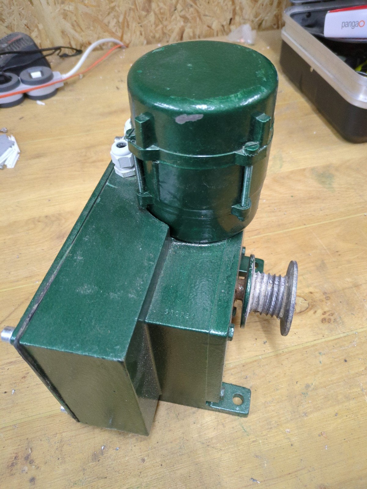 EW5 liermotor 230V, Doe-het-zelf en Verbouw, Motoren, Ophalen of Verzenden, Gebruikt, Elektromotor