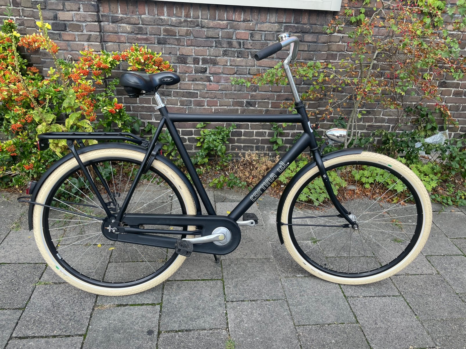 Cortina U1 pure (65 centimeter frame), Fietsen en Brommers, Fietsen | Heren | Herenfietsen, Terugtraprem, Gebruikt, 65 cm of meer