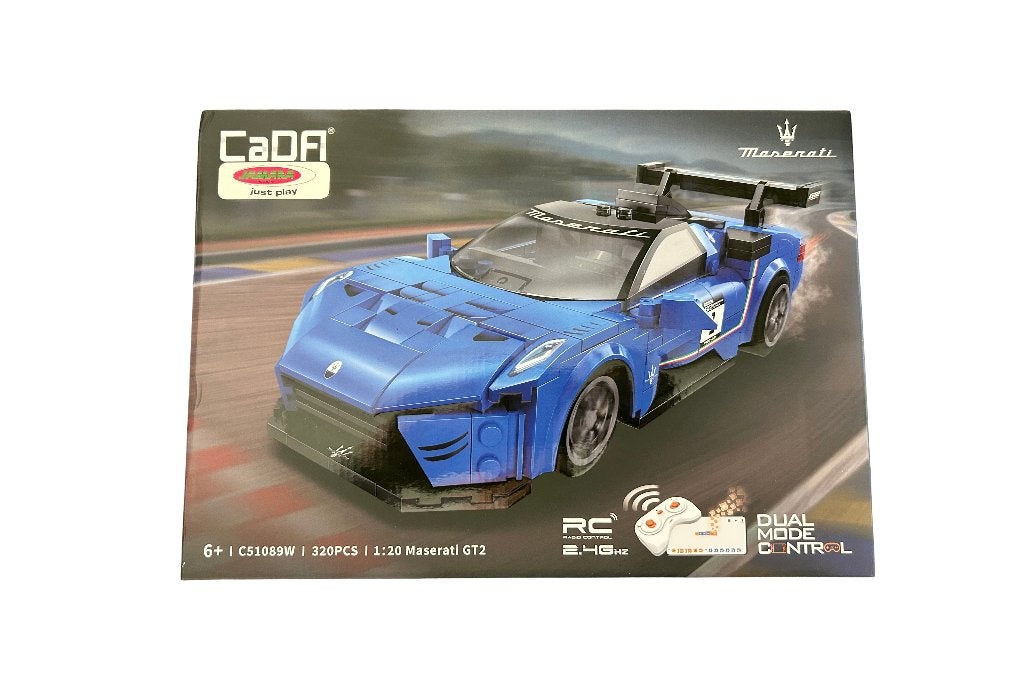 CaDA Maserati GT2 1:20 blau 2,4GHz Bricks 402877