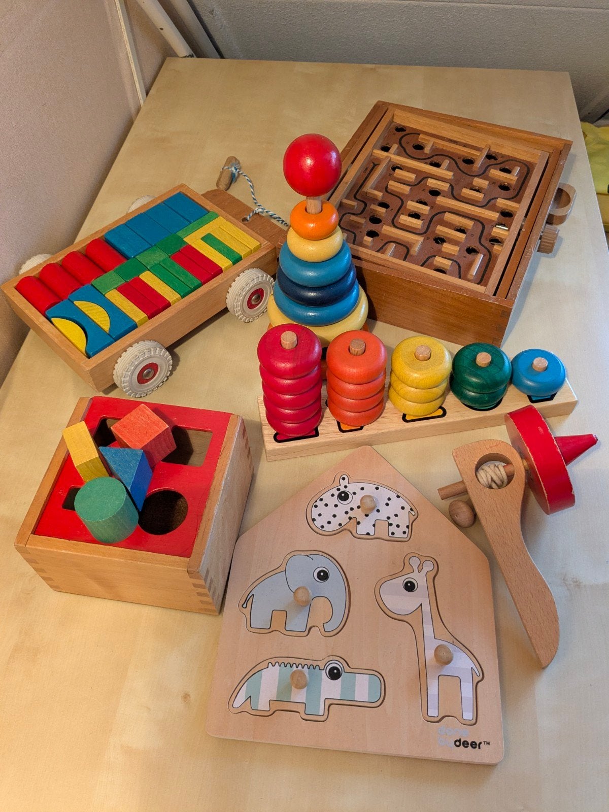 Speelgoed van hout, alle leeftijden, Kinderen en Baby's, Ophalen of Verzenden
