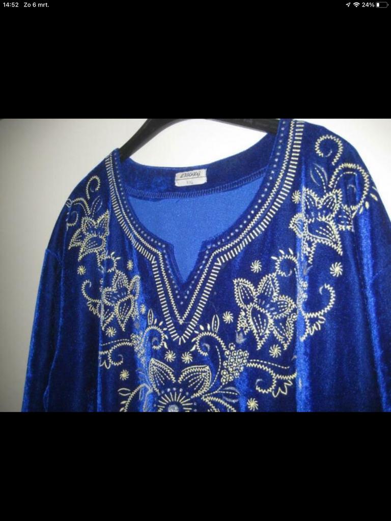Djelleba - Jelleba jurk. Marokkaans - Turks., Ophalen of Verzenden, Zo goed als nieuw, Maat 46/48 (XL) of groter, Onder de knie