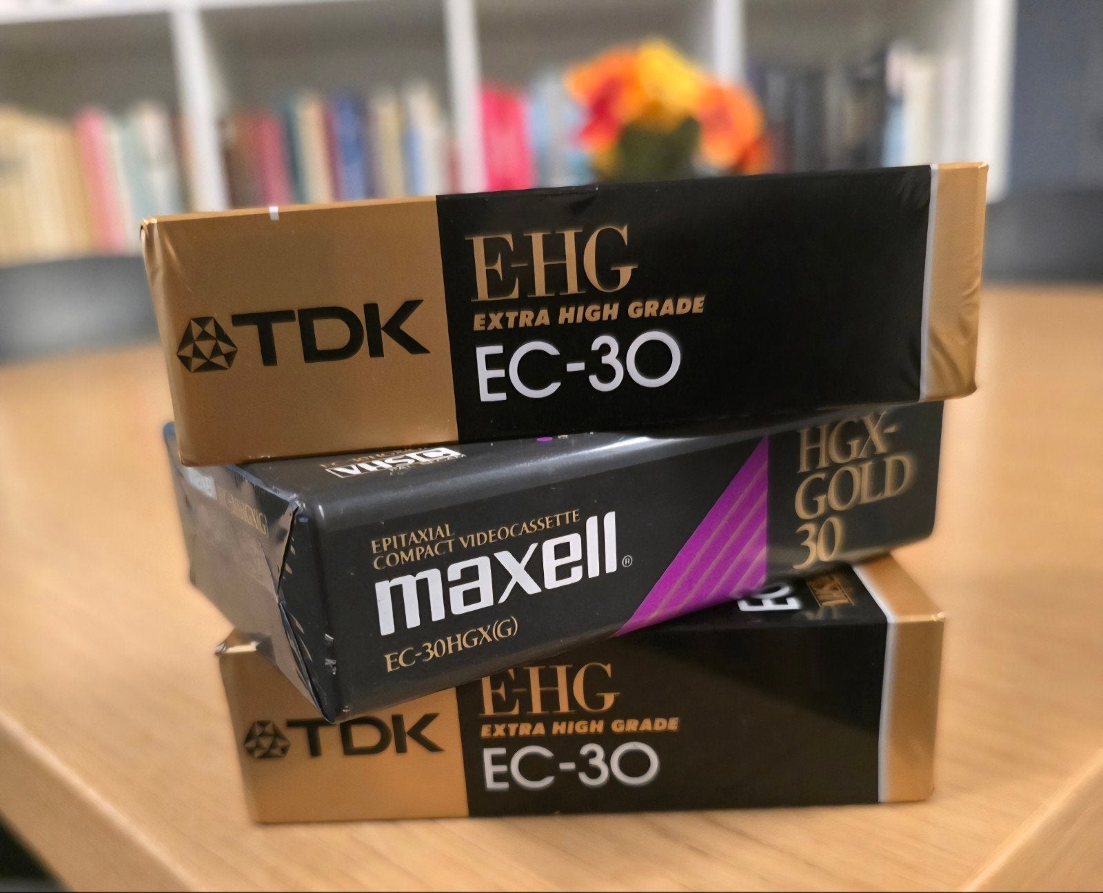 Camcorder 3 Cassettes VHS C PAL TDK EC-30 Maxell HGX Gold, Overige merken, 20x of meer, Ophalen of Verzenden, Camera