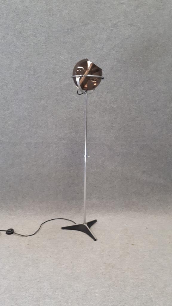 Raak vintage vloerlamp, Ophalen, Gebruikt, Glas, 150 tot 200 cm
