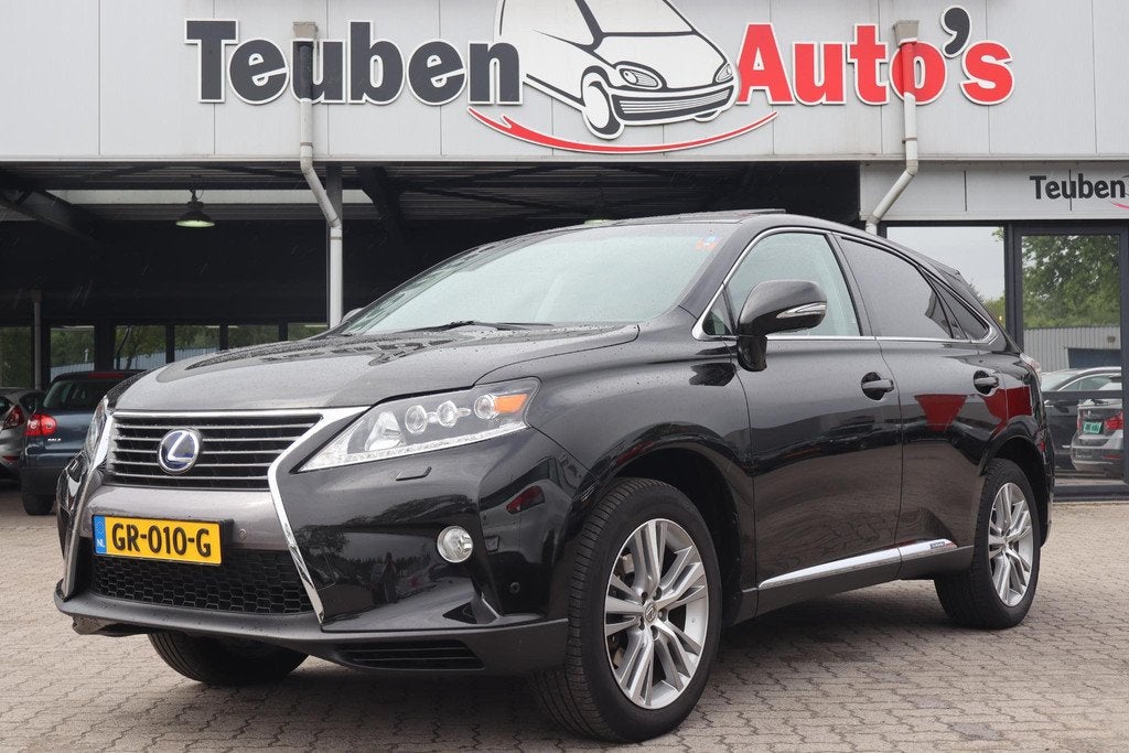 Lexus RX 450h 4WD Tech | Glazen schuif-/kanteldak | Leder |, Automaat, Euro 5, Stof, Gebruikt