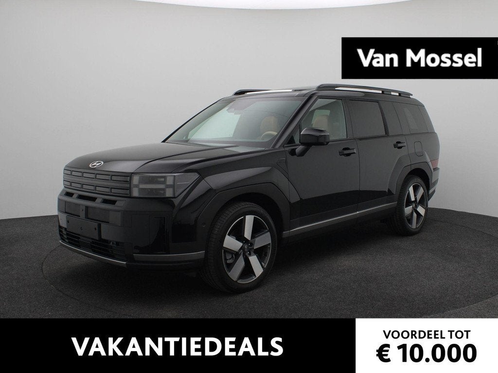 Hyundai Santa Fe 1.6 T-GDI HEV Premium Sky 7p. | Schuif-/ ka, Auto's, Hyundai, Bedrijf, Te koop, Santa Fe, 360° camera, ABS, Achteruitrijcamera