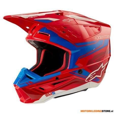 Alpinestars S-M5 Action 2 Crosshelm, Rood-Blauw, Ophalen of Verzenden, Nieuw met kaartje
