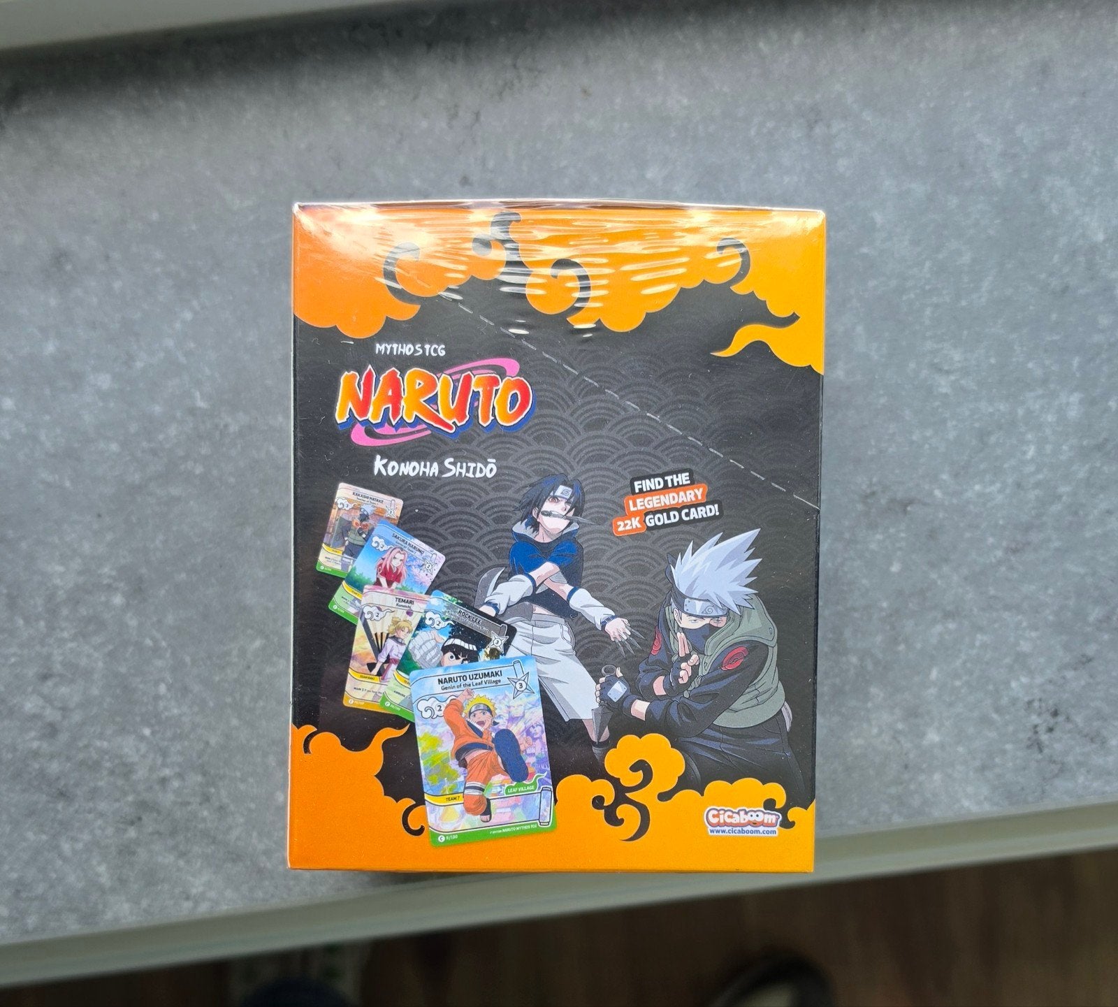 Naruto Mythos TCG Boosterbox first edition, Ophalen of Verzenden, Nieuw, Boosterbox