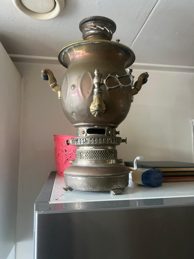 Antieke Samovar - Koperen Theemaker, Ophalen of Verzenden