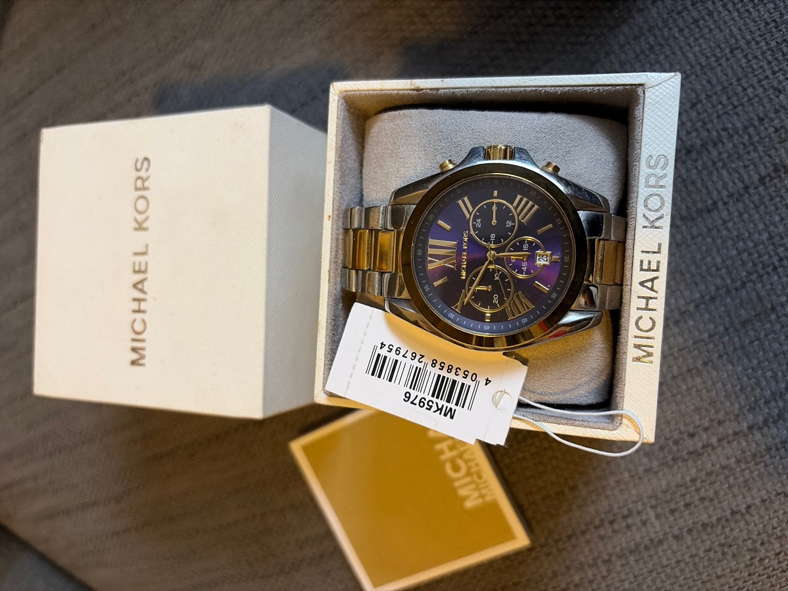 Michael Kors Bradshaw MK5976 Horloge, Sieraden, Tassen en Uiterlijk, Overige merken, Staal, Polshorloge, Ophalen of Verzenden