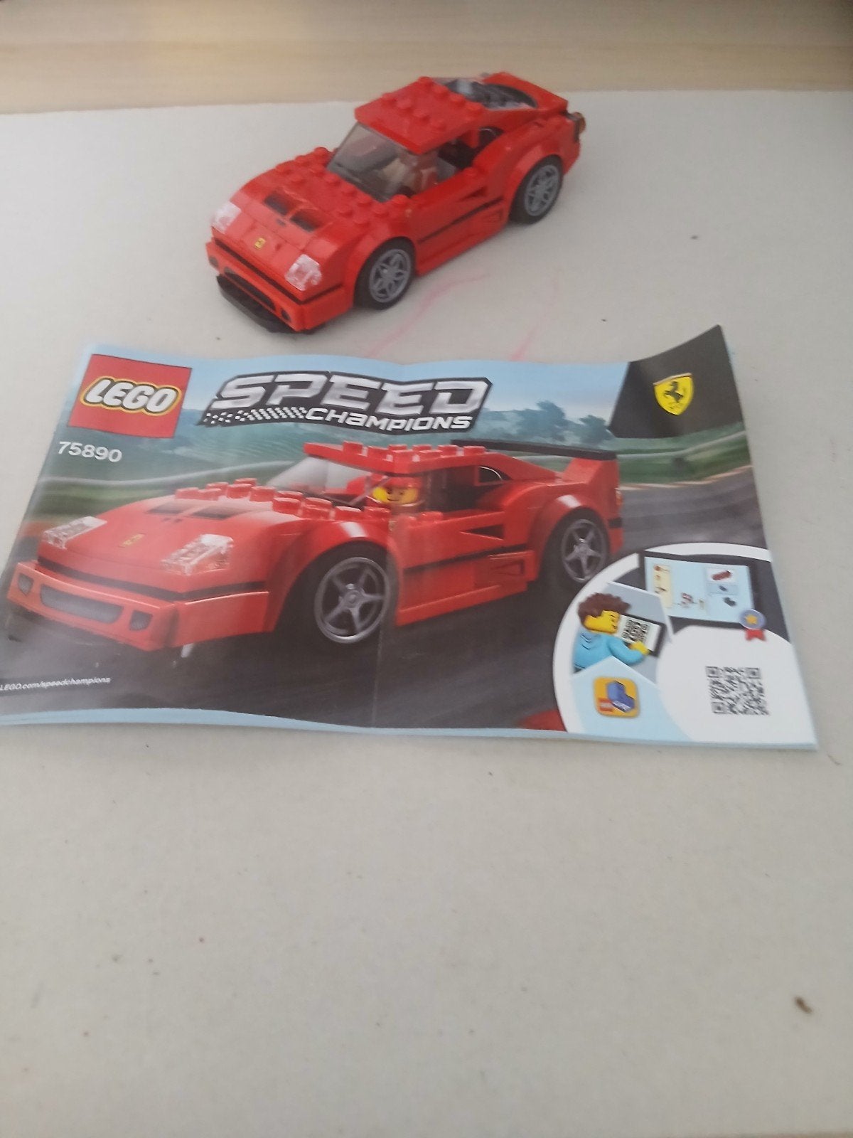 LEGO Speed Champions Ferrari F40 Competizione 75890, Ophalen of Verzenden, Gebruikt, Overige merken