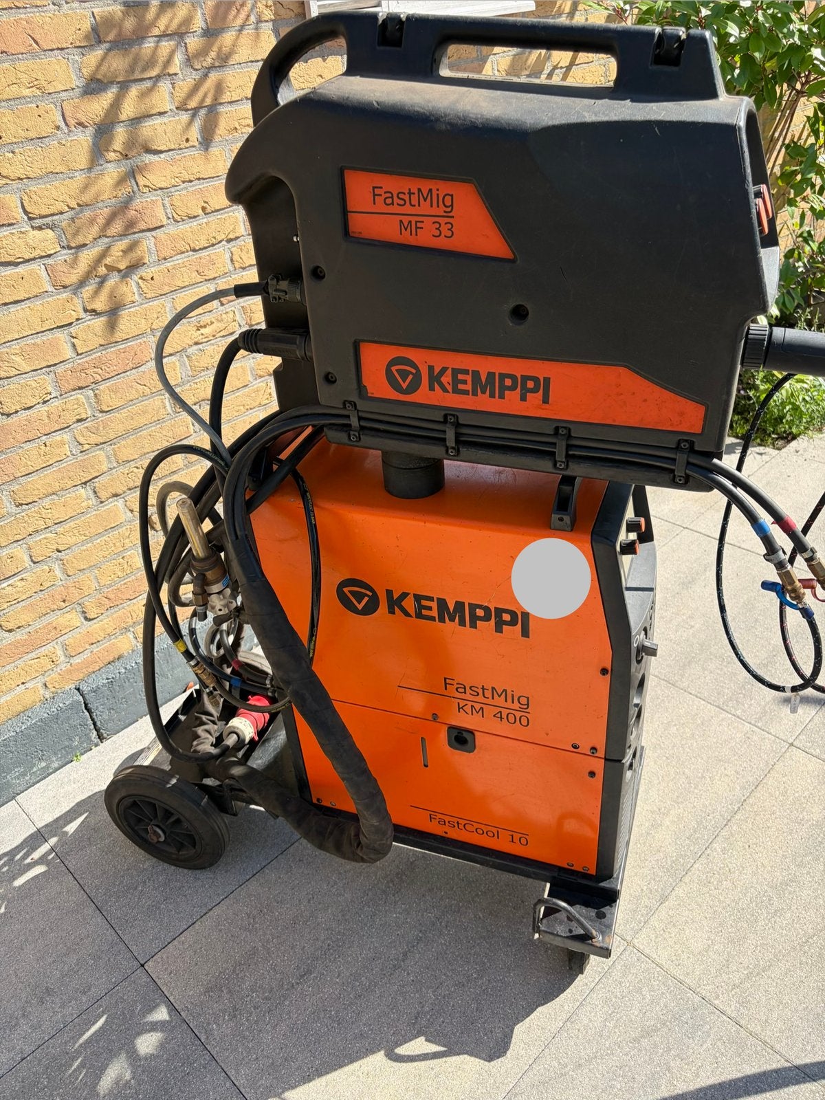 Kemppi fastmig KM400 3 fase 400V Co-2 lasapparaat, Ophalen, Gebruikt, 250 ampère of meer, Co2